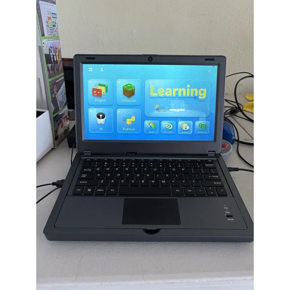 CrowPi2 Laptop All-in-One Stem Learning Platform Raspberry Pi 4B Laptop Tested